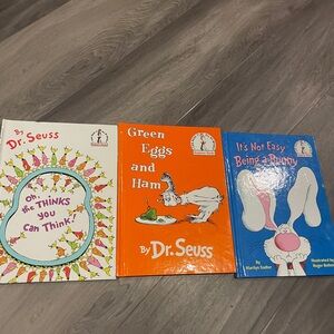 Dr. Seuss Kids Learning Books Set - Orange, Green, Blue
